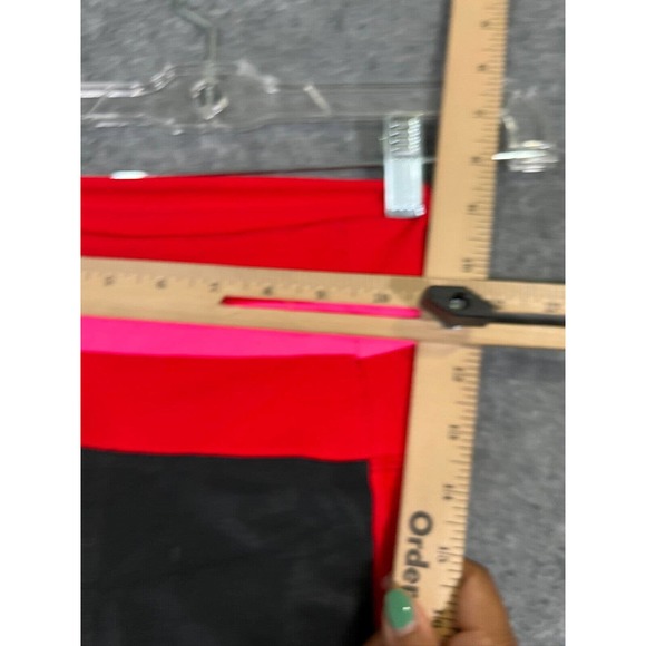 Beach Riot Sport Legging Women Extra Small Ribbed Red Black Striped Activewear - Picture 5 of 8